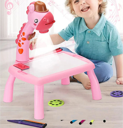 Led Projector Art Drawing Table For Kids