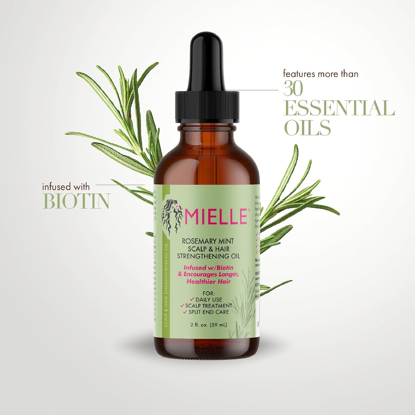 Mielle Organics Rosemary Mint Strengthening Hair Oil