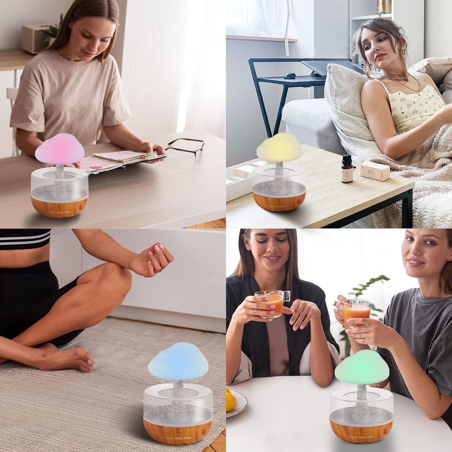 Rain Cloud Water Drip- Mushroom Humidifier