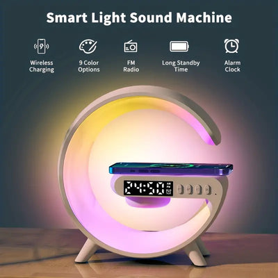 Digital Led Wireless Charger Speaker