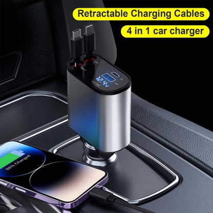 4 in 1 Retractable Charger Adaptor